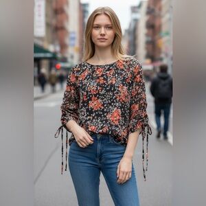 A Love Story junior ladies “Elisabeth” May Bloom Bohemian Blouse NWT! Size XL